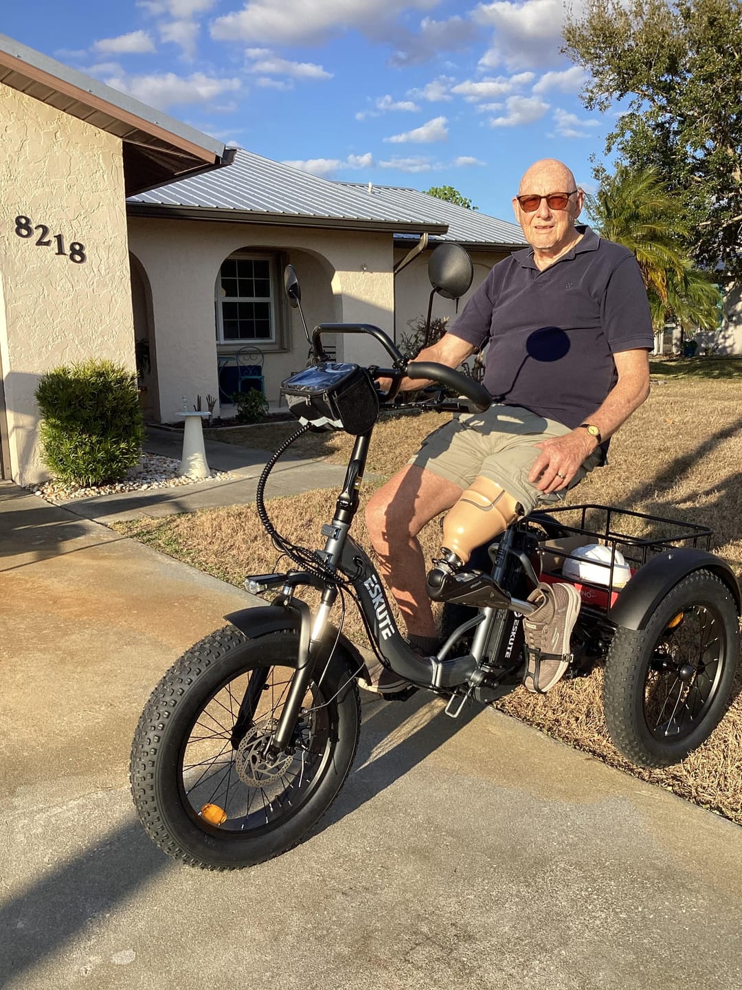 Customer photo review of Eskute® T300Pro Folding Electric Trike