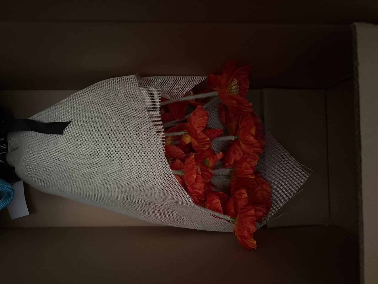 Customer photo review of Zijden Klaprozen - Oranje