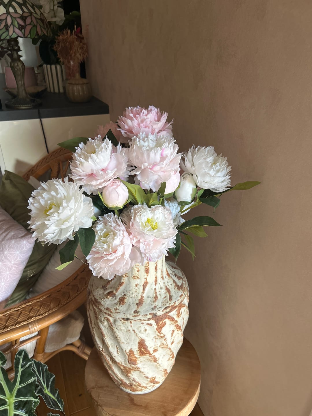 Customer photo review of Pivoines - Mélange (6 tiges / 18 têtes de fleurs)