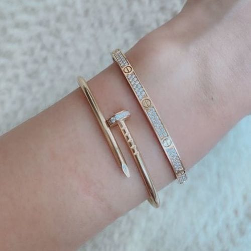 Customer photo review of LOVE BRACELET 3.65MM DIAMOND-PAVED