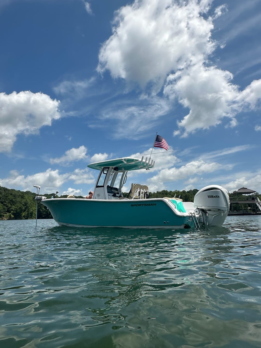 Customer photo review of 16" x 24" Boat Flag Set