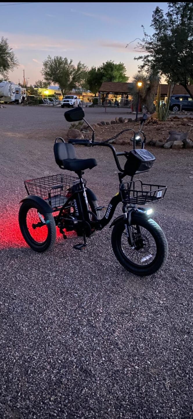 Customer photo review of Eskute® T300Pro Folding Electric Trike