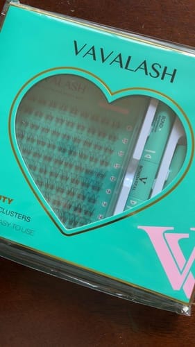 Customer photo review of IVY Lash Clusters