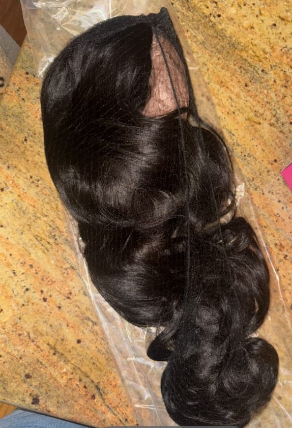 Customer photo review of Wavymy Pre-Styled Butterfly Cut Layer Yaki Straight Natural Wave Wig Beginner Friendly Wig Human Hair Wig 250% Density