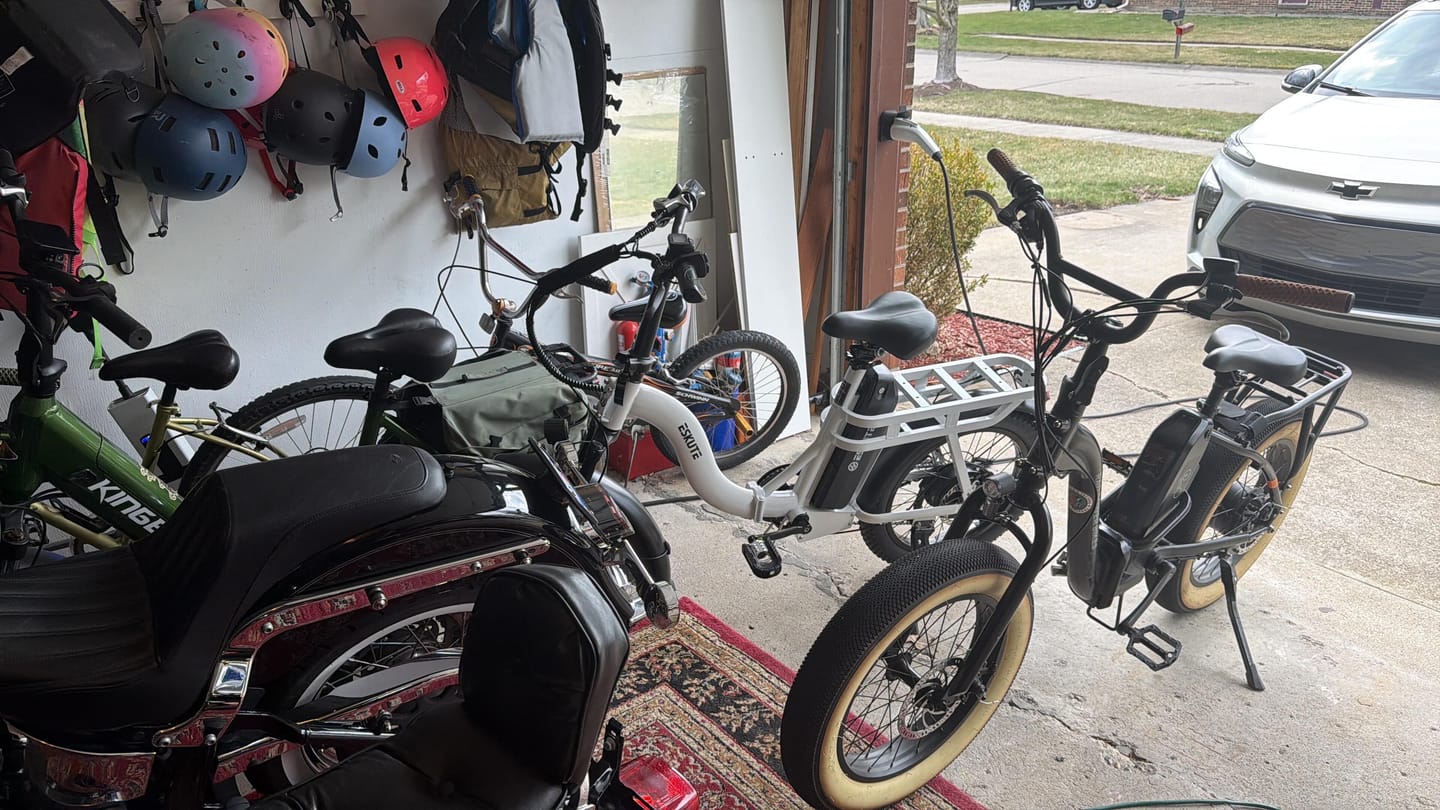 Customer photo review of Eskute® D200 Folding Electric Bike for Adults