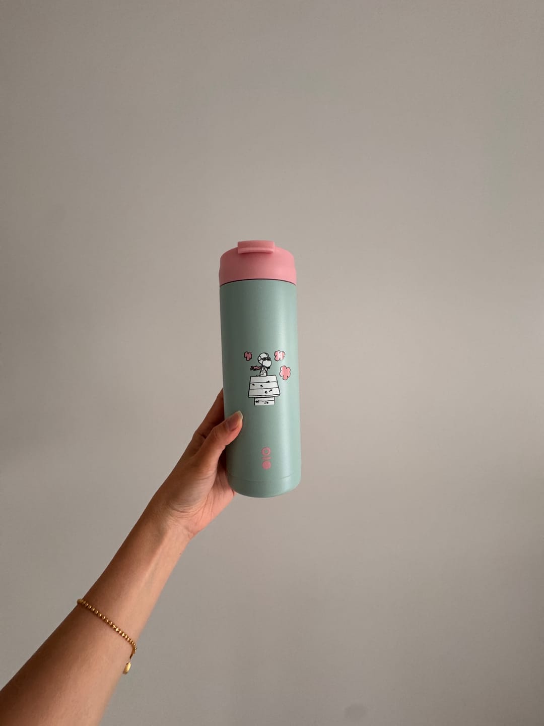 Customer photo review of Peanuts Playbook City Flask