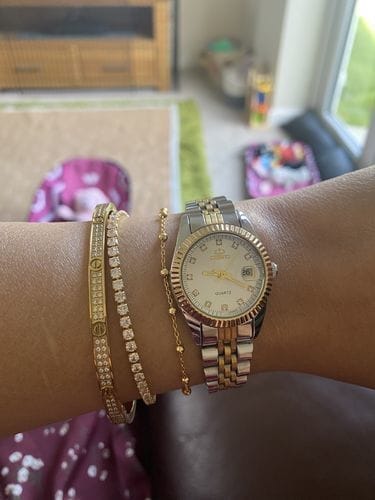Customer photo review of LOVE BRACELET 3.65MM DIAMOND-PAVED
