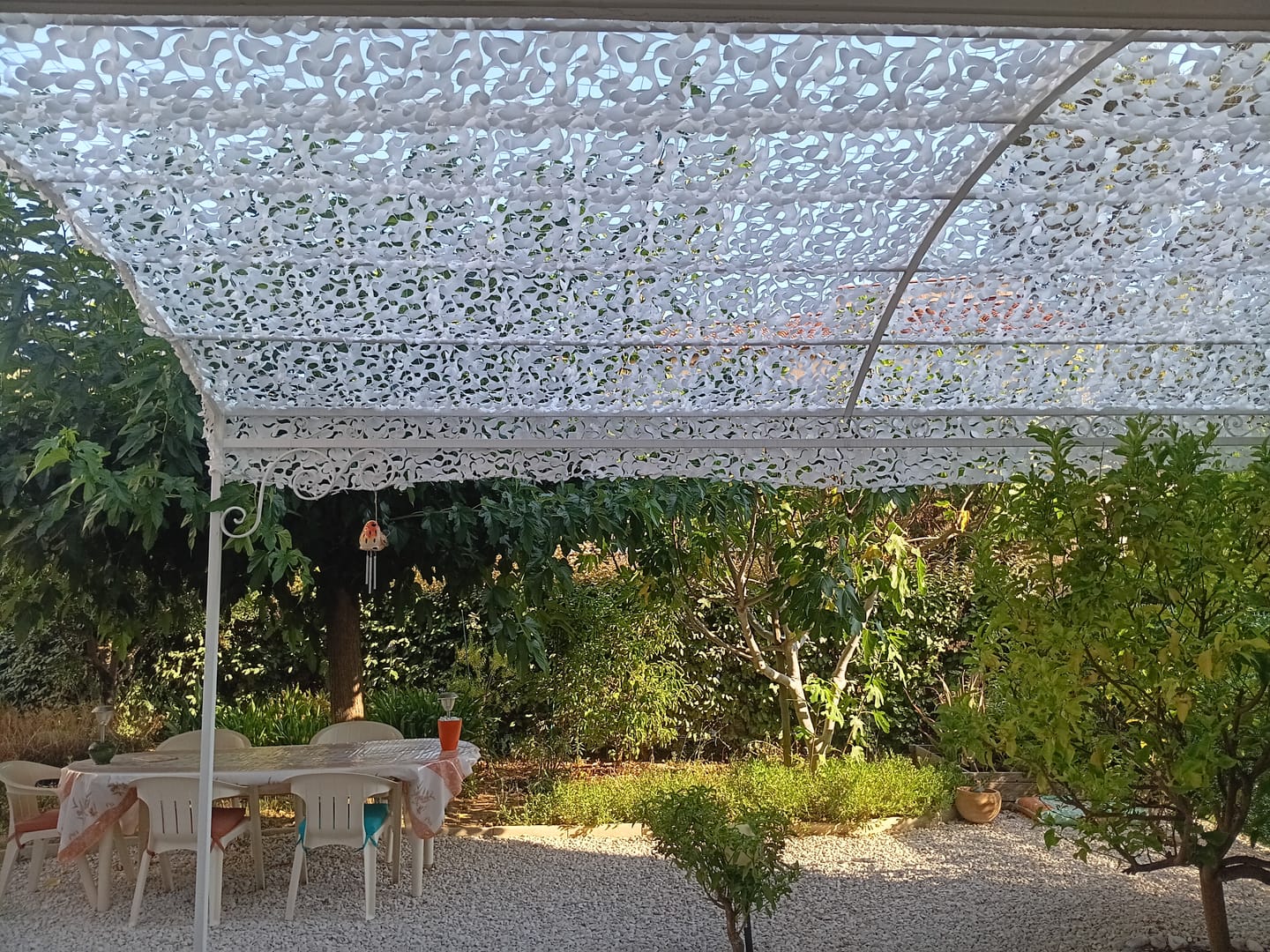Customer photo review of Filet de camouflage renforcé câble acier