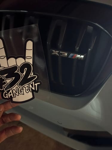 Customer photo review of 32 GANG DECAL
