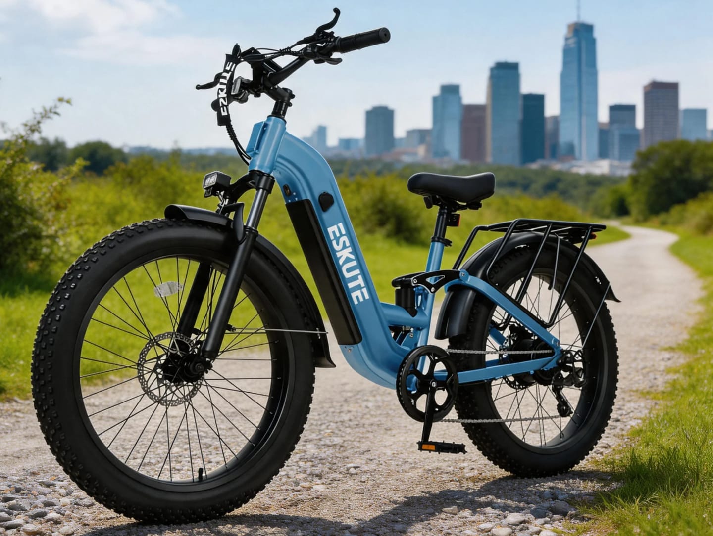 Customer photo review of Eskute® C300R ST All-Terrain Electric Bike