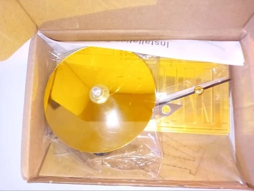 Customer photo review of 3D Acrylic Mirror Wall Clock