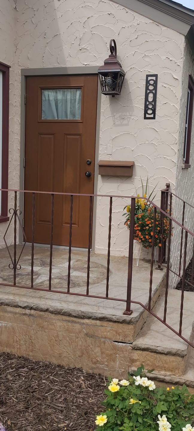 Customer photo review of Vertical Address Sign