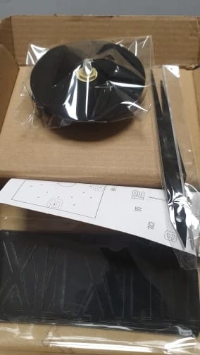 Customer photo review of 3D Acrylic Mirror Wall Clock