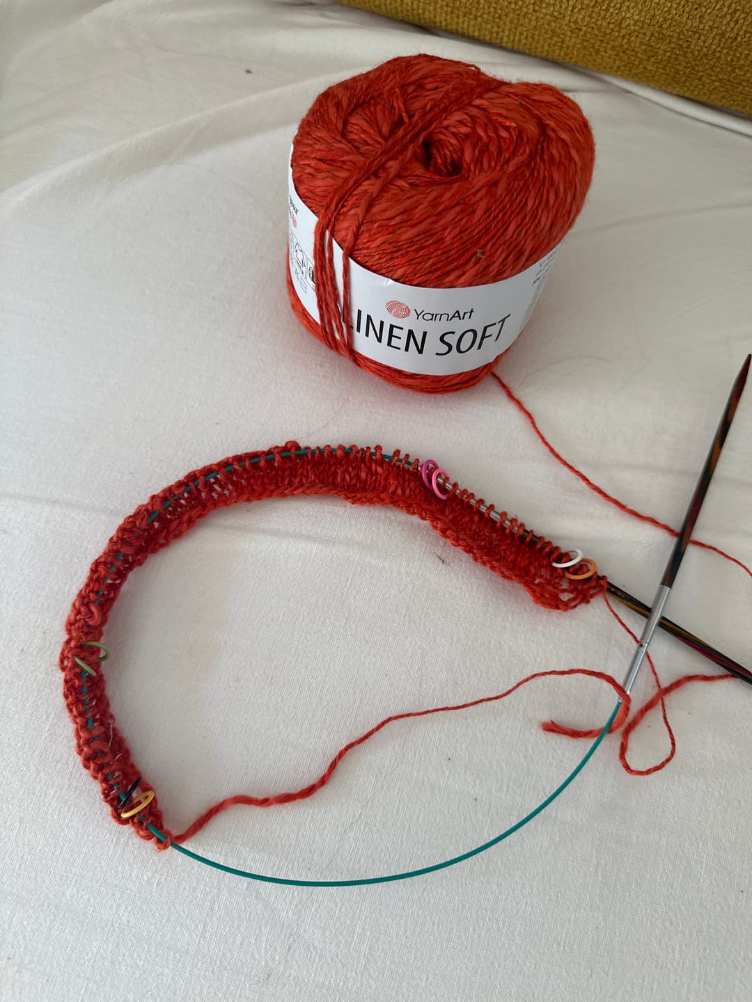 Customer photo review of YarnArt Linen Soft