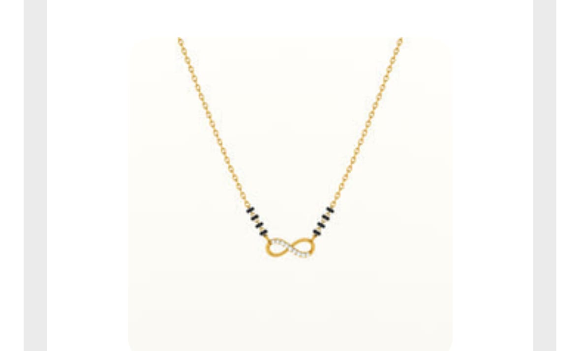 Customer photo review of Eternal Bond 925 Sterling Silver Mangalsutra