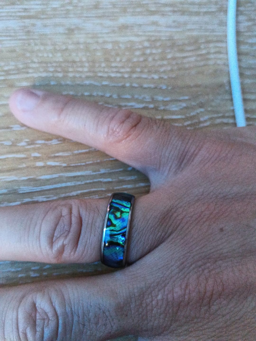 Customer photo review of The Neptune 8mm Wonder Ring