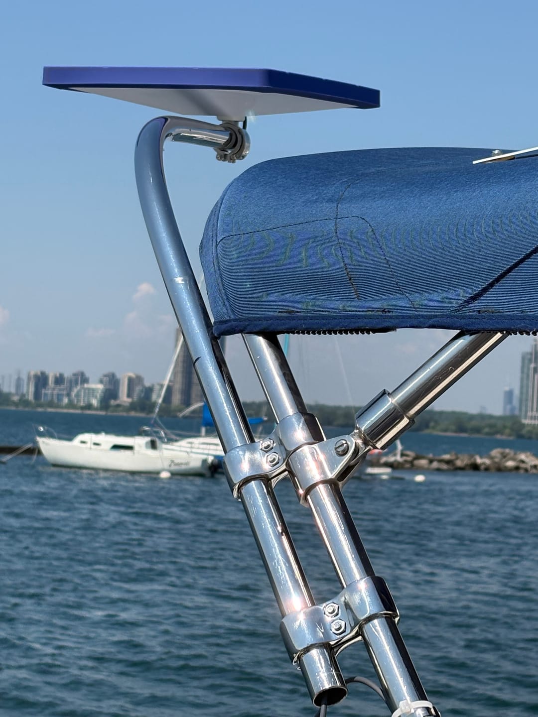 Customer photo review of Starlink Mini Mount - Rail Clamp