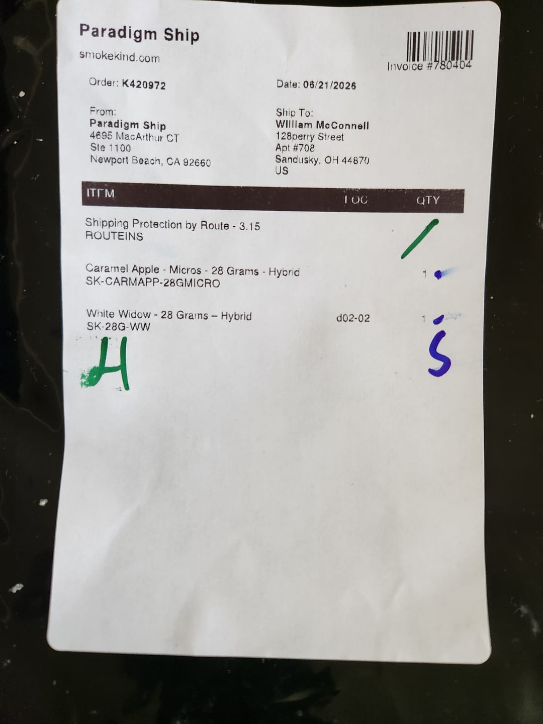 Customer photo review of White Widow - 28 Grams – Hybrid