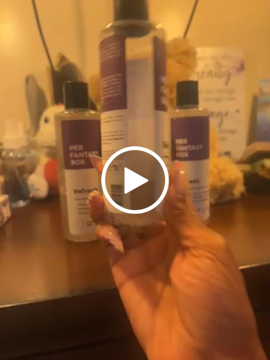 Customer video review of Refresh Plant Based Yoni Gel Wash (pH Balancing) - 3 pk