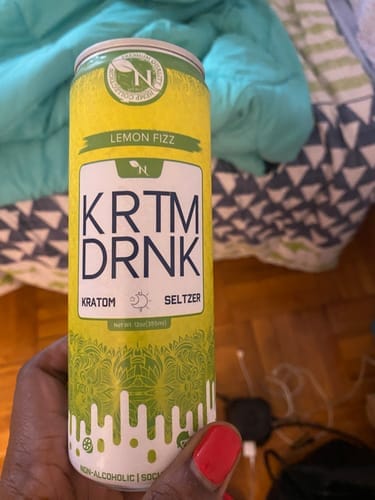 Customer photo review of KRATOM BEVERAGE - LEMON FIZZ - 130MG - 4 PACK