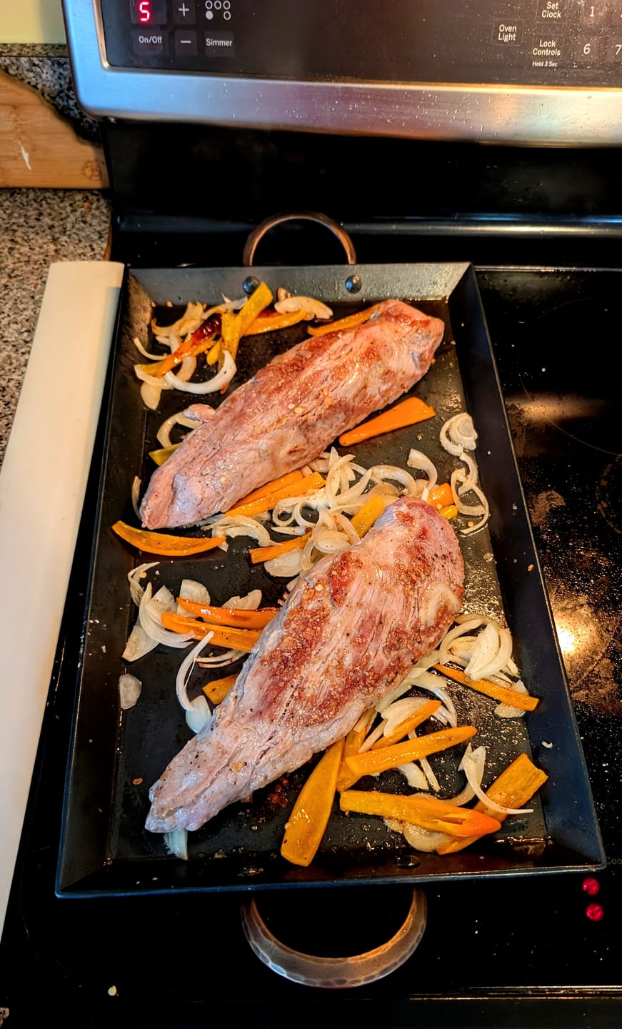 Customer photo review of Carbon Steel Griddle