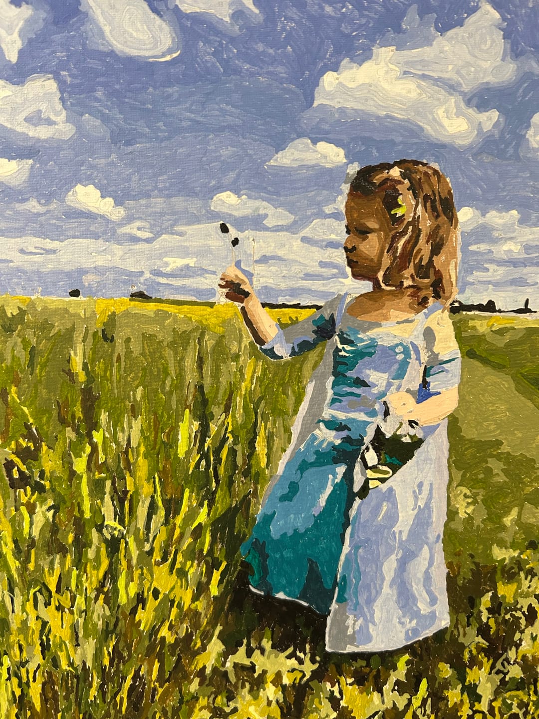 Customer photo review of Custom Paint by Numbers