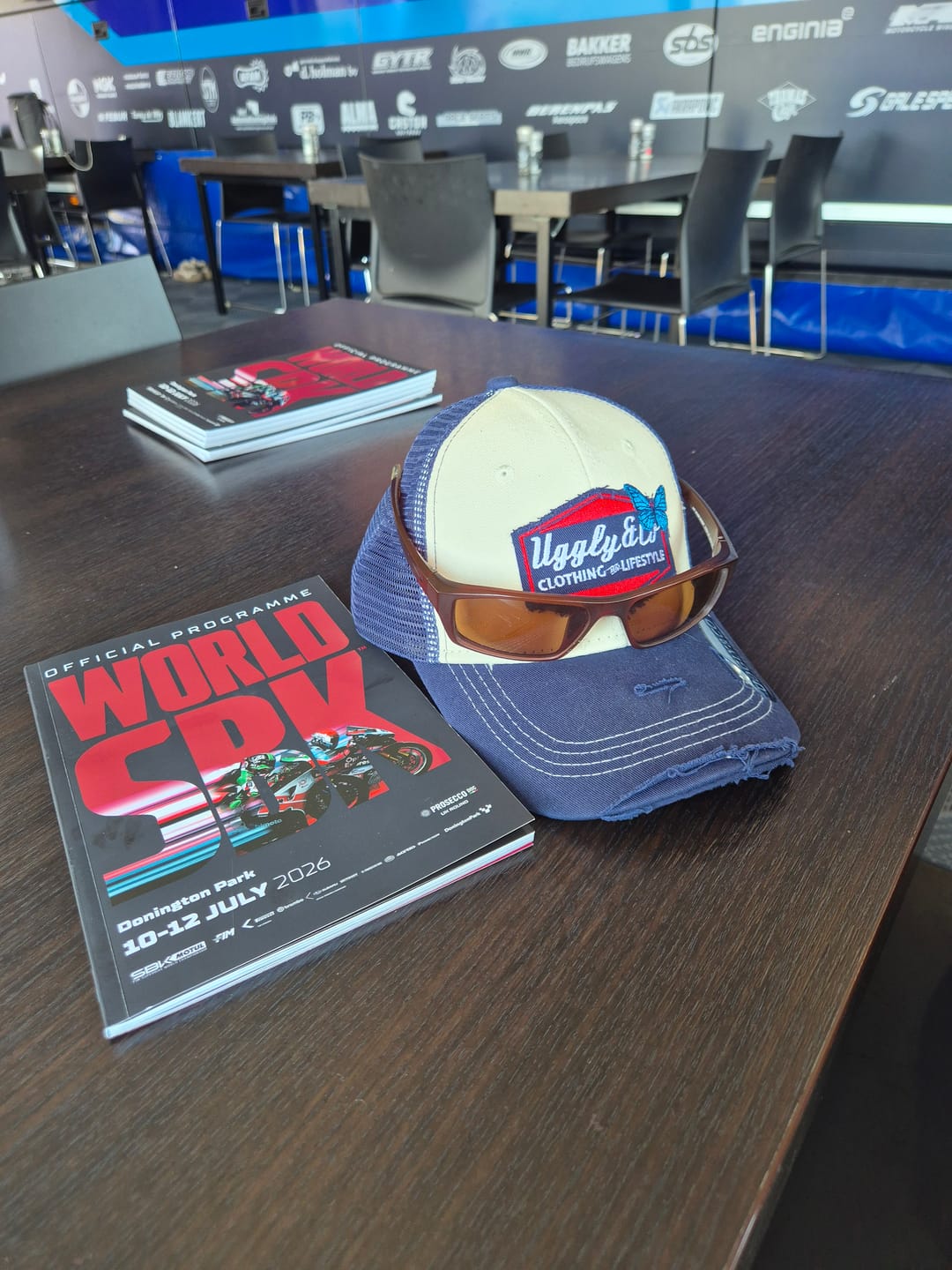 Customer photo review of Sylvain Guintoli x Diamond Charity Cap – 100% Donation