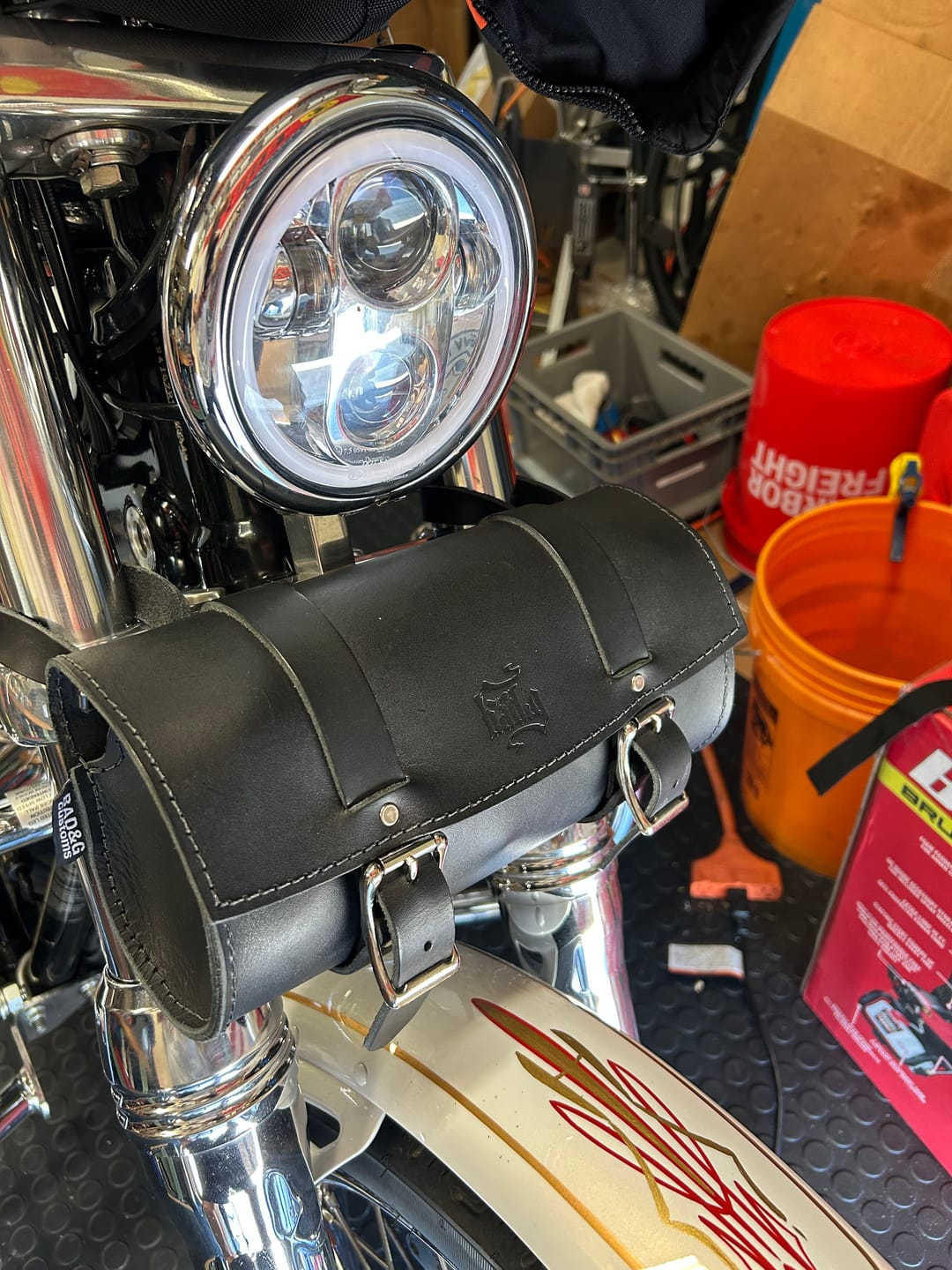 Customer photo review of Universal Tool Roll / Fork Bag - MT01