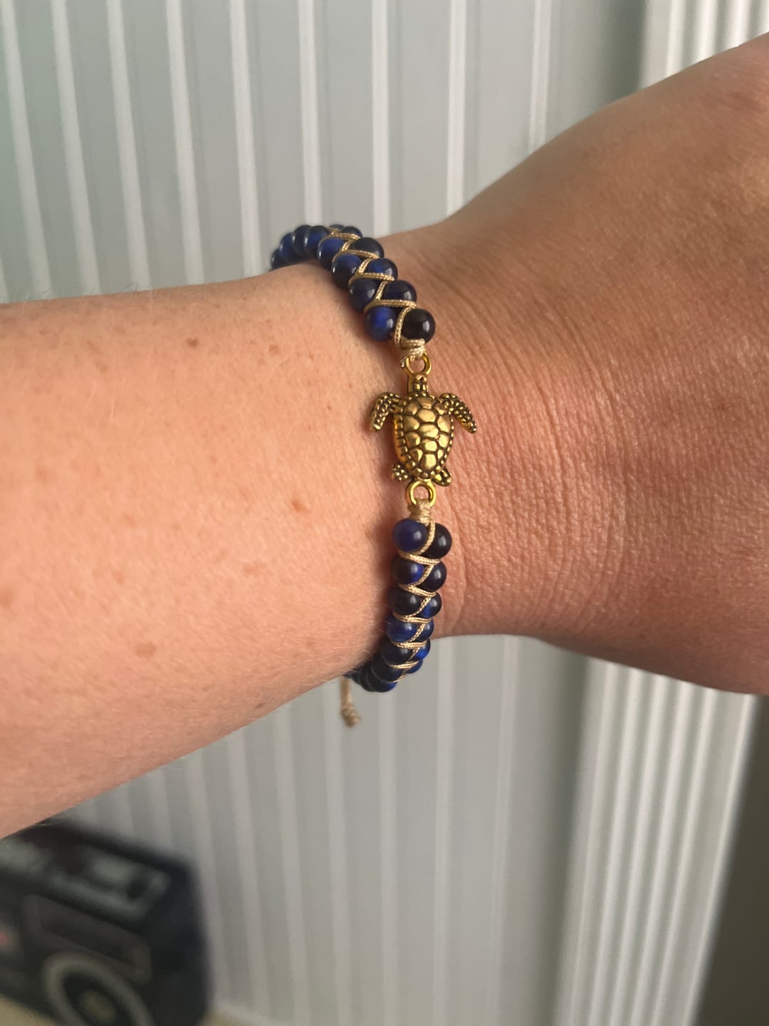 Customer photo review of Legendary Sea Turtle Bracelet