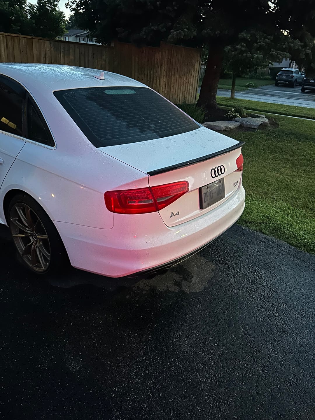 Customer photo review of OEM Style Trunk Spoiler - 2012-2016 Audi A4 / A4 S-Line / S4 B8 Facelift Sedan