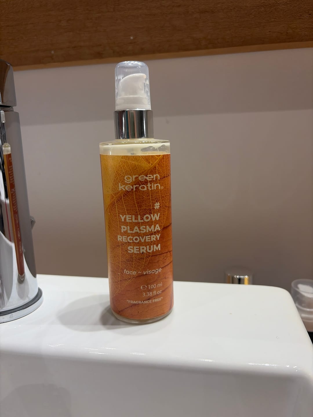Customer photo review of YELLOW PLASMA – Sérum Réparateur pour le visage #FF
