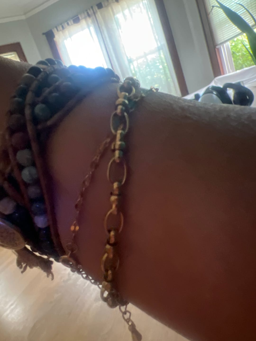 Customer photo review of Leila Gold Chain Bracelet