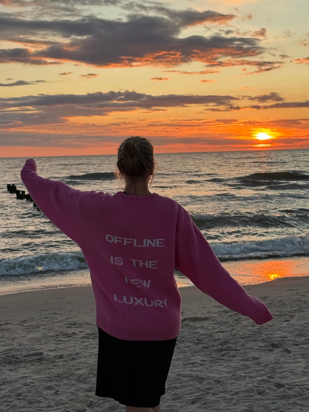 Customer photo review of OFFLINE Merino Vilnos Megztinis