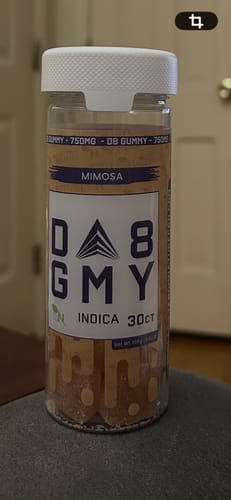 Customer photo review of DELTA 8 GUMMIES - 30CT Berry White 750mg (25mg ea.) – INDICA
