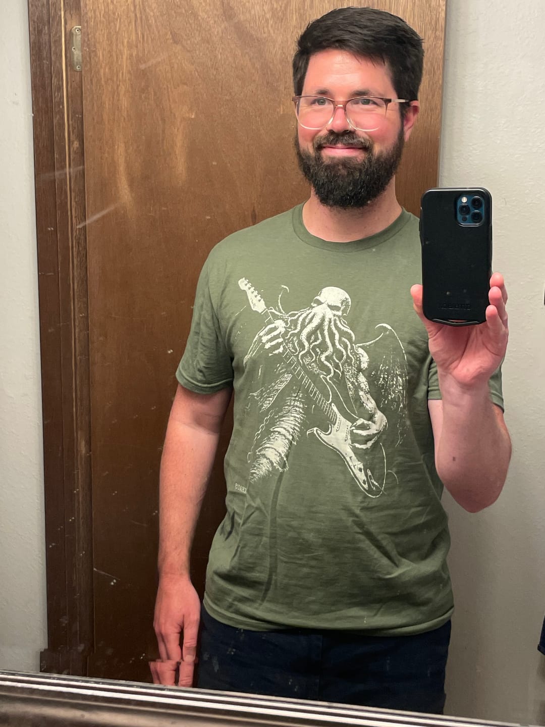 Customer photo review of The Deep Riff T-Shirt