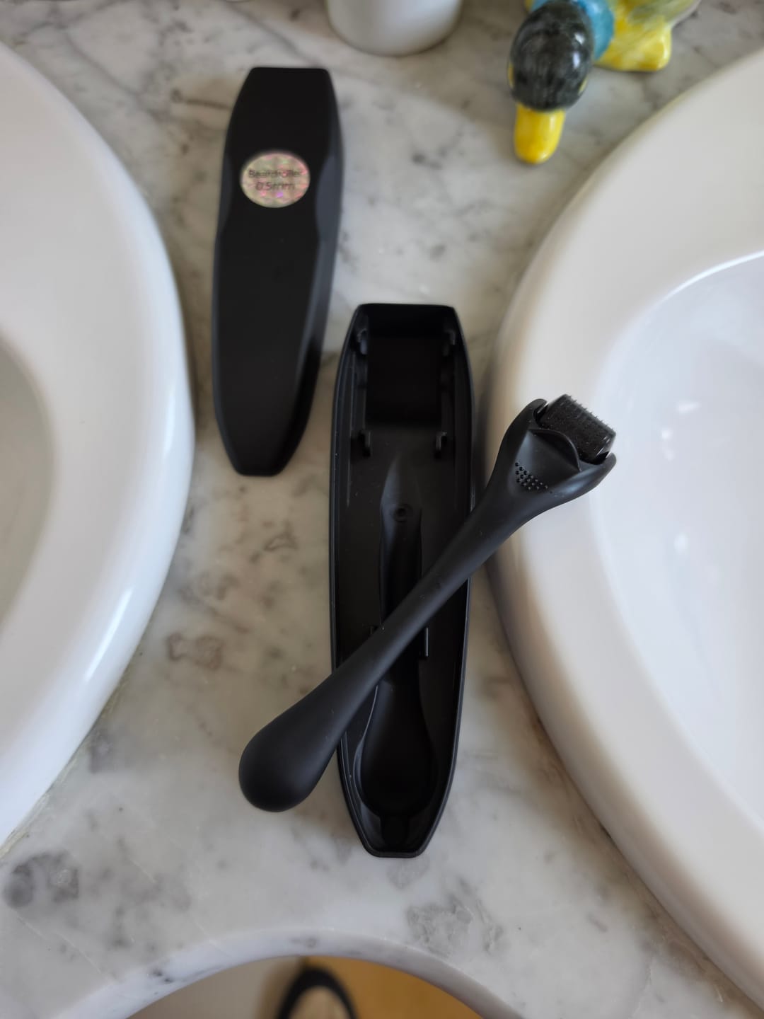 Customer photo review of Dermaroller Barbe Beard-Roller Stimulation Naturelle de la Pousse