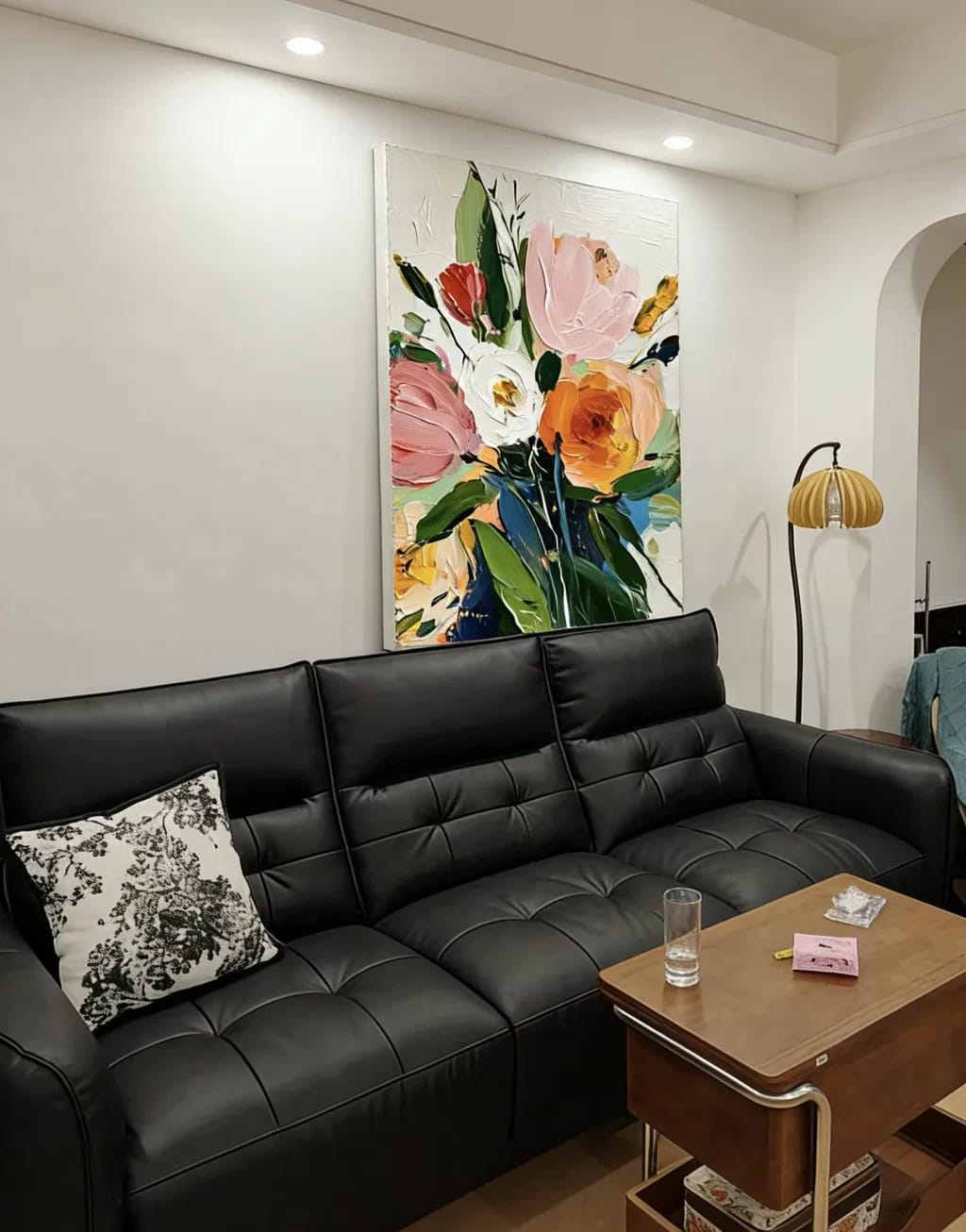 Customer photo review of 3D Heavy Textured Flower Painting -LX#0012