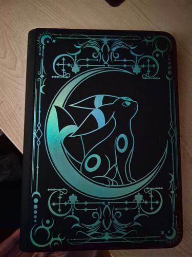 Customer photo review of Lunar Shadow Shiny 9-Pocket Trading Card Binder