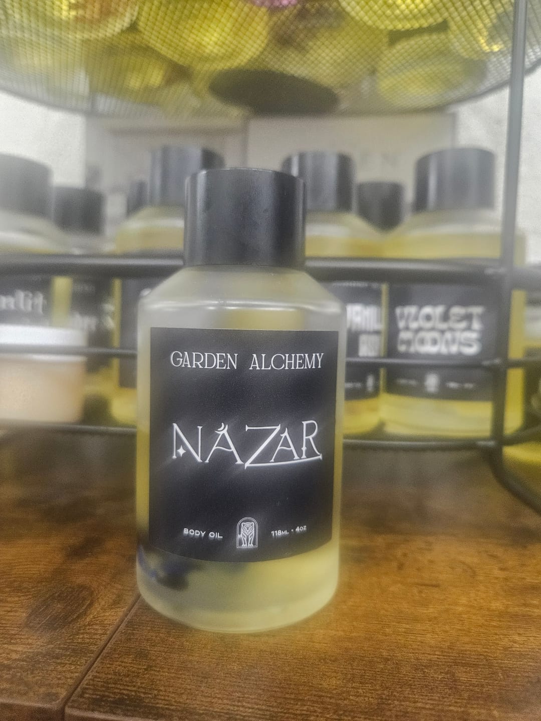 Customer photo review of NAZAR BODY OIL