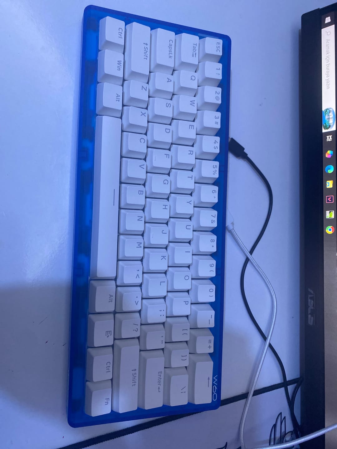Customer photo review of Wraith W60 Klavye (Manyetik Switch / HE)