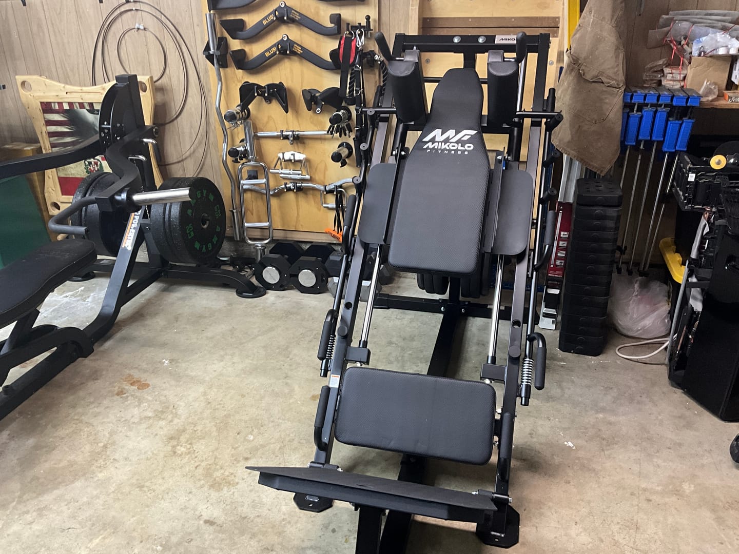 Customer photo review of 2-in-1 Leg Press Hack Squat Machine Combo DD10