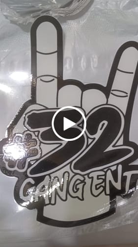 Customer video review of 32 GANG DECAL