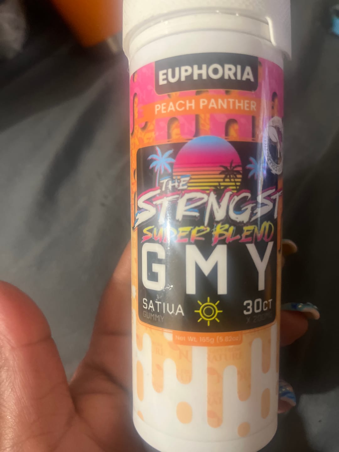 Customer photo review of THE STRONGEST GMY - 30CT Raspberry Skywalker 6000mg (200mg ea.) - INDICA