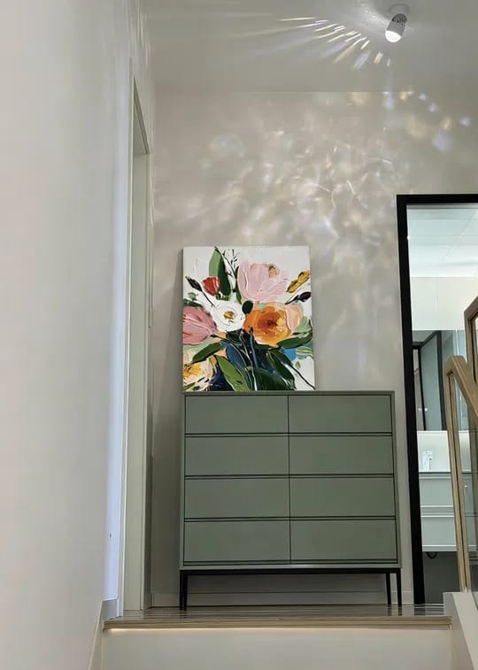 Customer photo review of 3D Heavy Textured Flower Painting -LX#0012