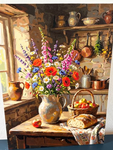 Customer photo review of Rustic Wildflower Kitchen (80 Colors)