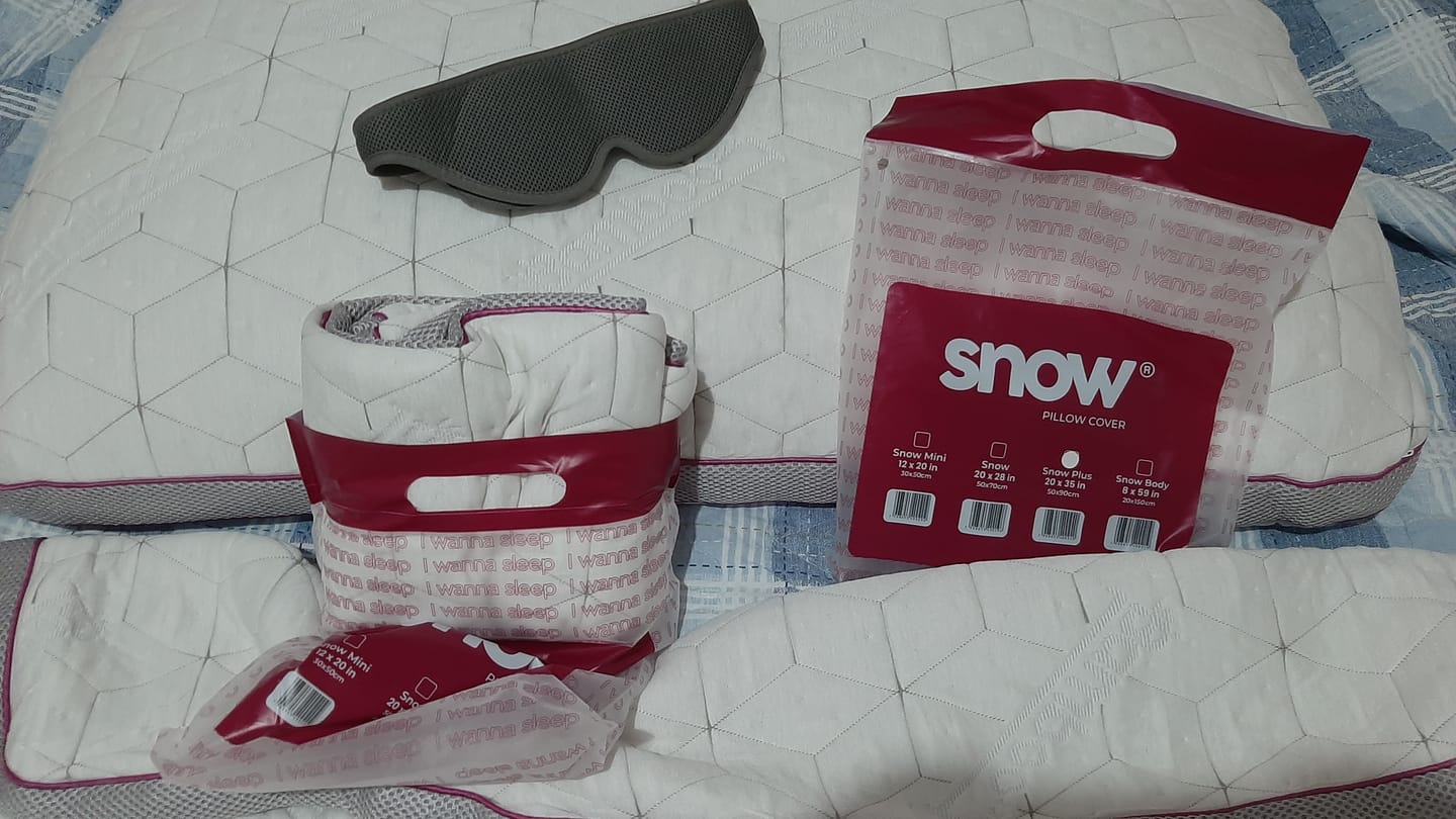 Customer photo review of Orb Sleep Mask