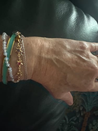 Customer photo review of This Too Shall Pass Color Cuff Bracelet