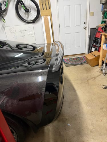 Customer photo review of 2005-13 Corvette C6 Rear Trunk Lid Wing Spoiler