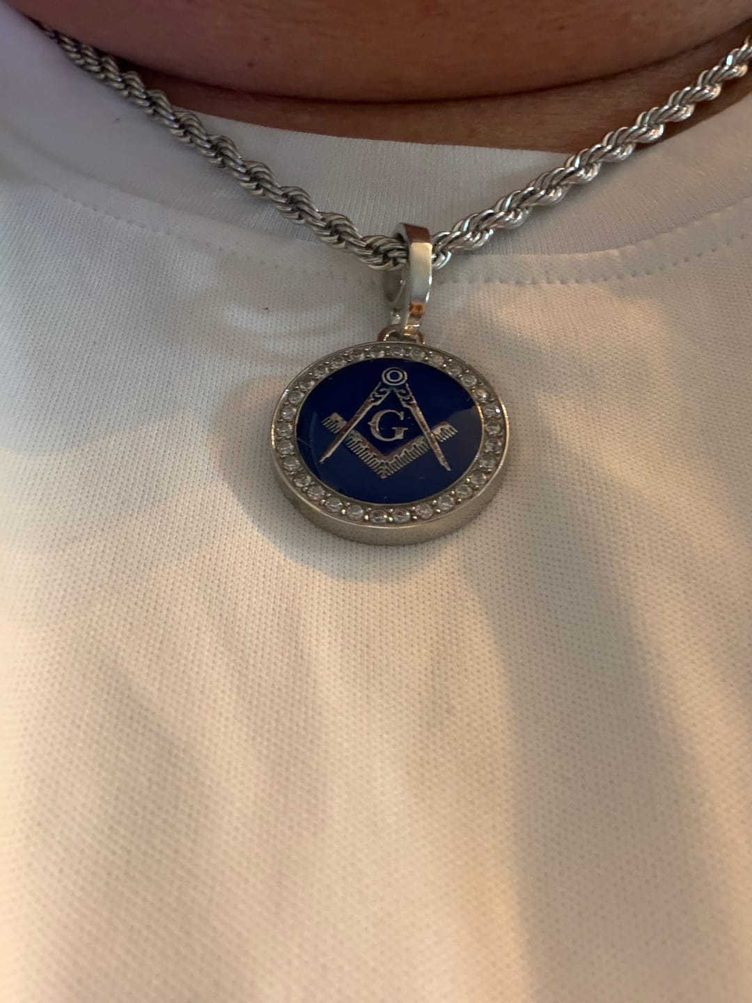Customer photo review of Premium Rope Chain (Silver) 4mm