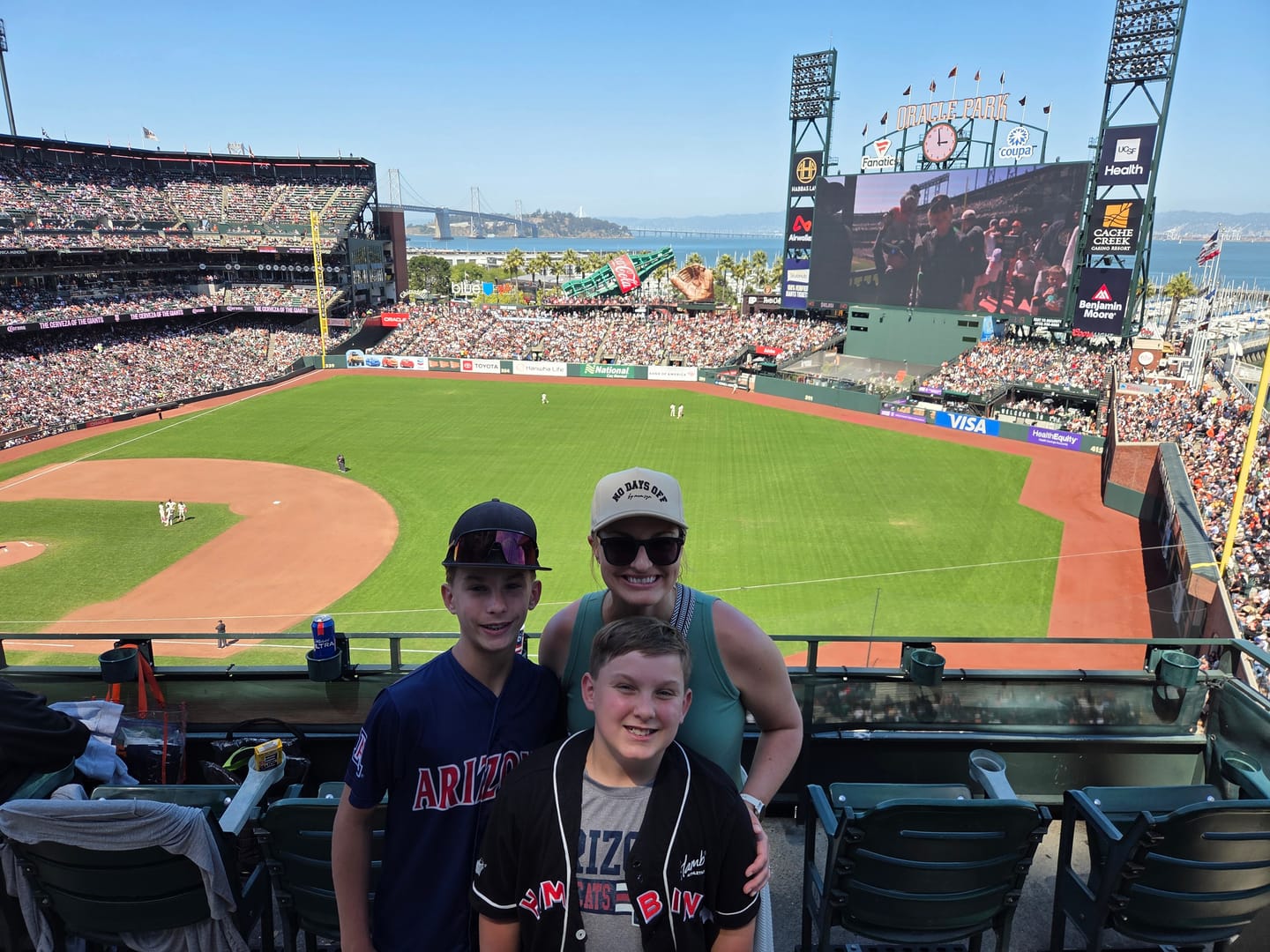 Customer photo review of MOM SZN “No Days Off" Hat - Sand / Taupe
